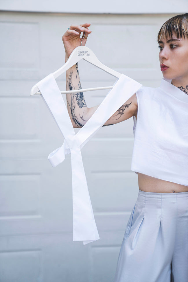 All About Her Unisex White Cotton Harness